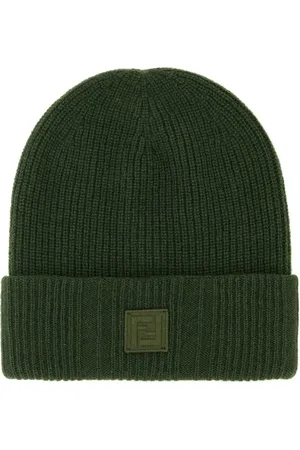 Fendi Logo-patch beanie