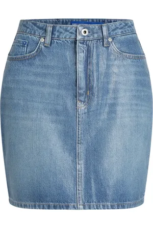 Karl Lagerfeld Coated denim miniskirt