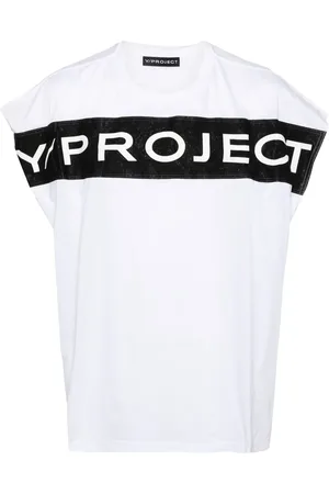 Y / PROJECT Logo-print cotton tank top