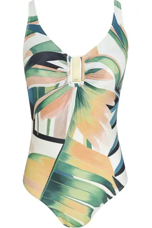 Lygia & Nanny Mirassol leaf-print swimsuit