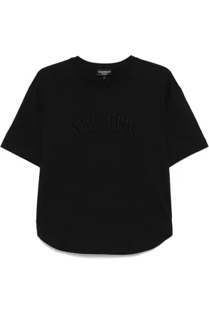Emporio Armani Logo-embroidered T-shirt