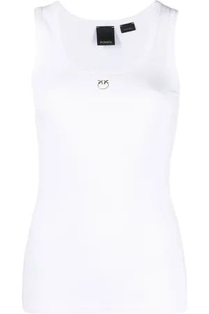 Pinko Embroidered Love-Birds logo vest