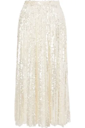 Serafini Sequin-embellished midi skirt
