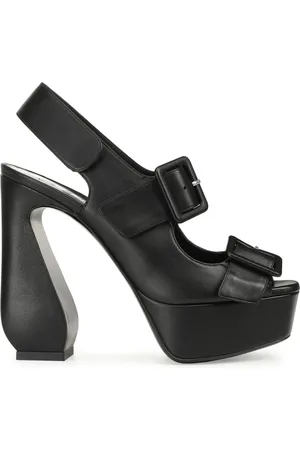 Sergio Rossi Leather platform sandals