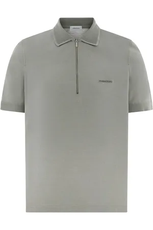 Salvatore Ferragamo Embroidered-logo polo shirt