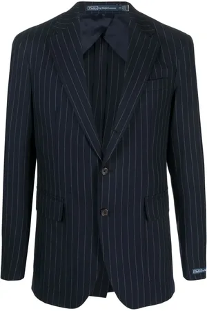 Ralph Lauren Pinstriped single-breasted blazer