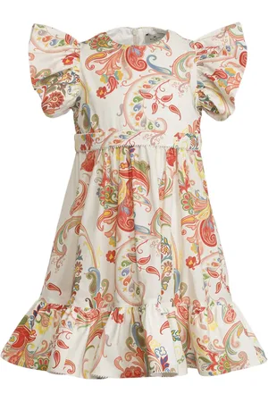Etro Paisley-print ruffle dress