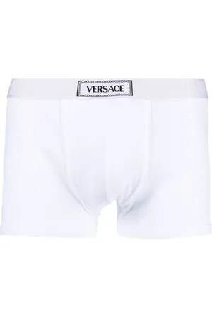 VERSACE 90s Logo ribbed briefs