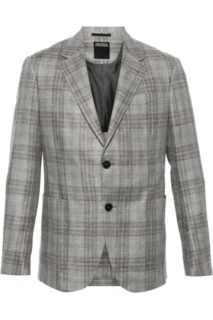 Ermenegildo Zegna Checked single-breasted blazer
