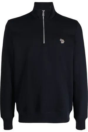 Paul Smith Logo-patch funnel-neck sweatshirt
