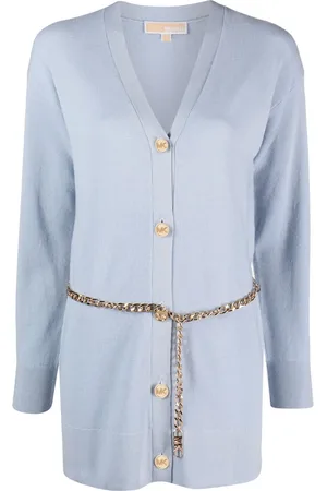 Michael Kors Chain-link ribbed cardigan