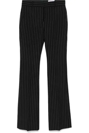 Alexander McQueen Pinstriped straight trousers