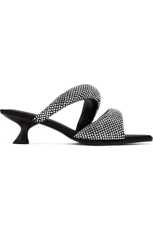Jw Pei Sara 50mm crystal-embellished mules