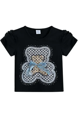 Mimi Tutu Bear-appliqu?? T-shirt