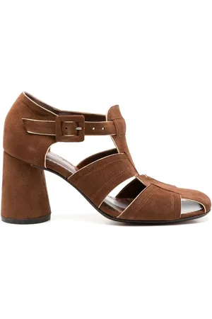 Sarah Chofakian Austin cut-out 70mm sandals