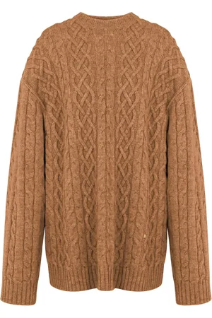 Moschino Cable-knit virgin-wool jumper
