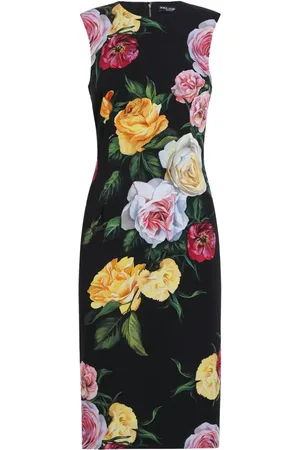 Dolce & Gabbana Floral-print midi dress