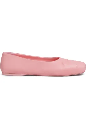 Marni Bow leather ballerina shoes