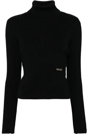 Patou Ribbed roll-neck sweater