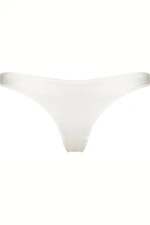 FLEUR DU MAL Luxe satin thong brief