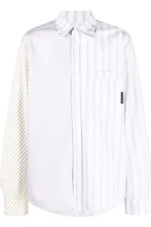 Marine Serre Striped long-sleeve shirt