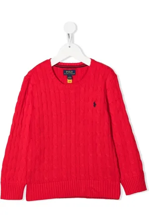 Ralph Lauren Polo Pony cable-knit jumper