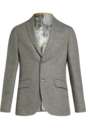 Etro Single-breasted wool blazer