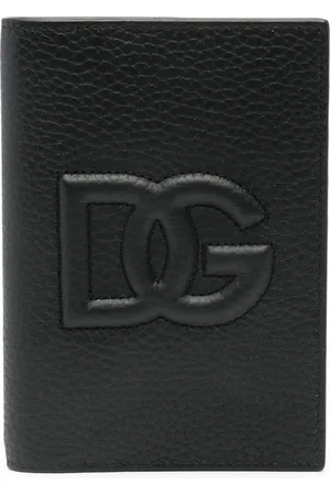 Dolce & Gabbana Embossed-logo leather wallet