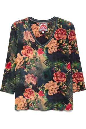 JOHNNY WAS The Janie V-neck T-shirt