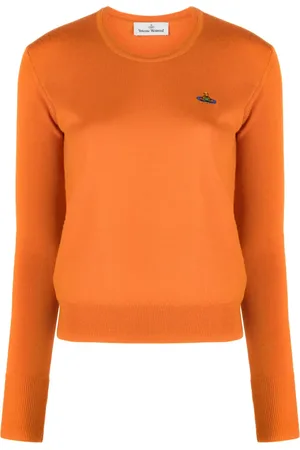 Vivienne Westwood Orb-embroidered virgin-wool jumper