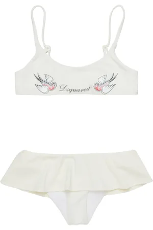Dsquared2 Embroidered bandeau bikini