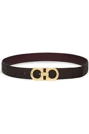 Salvatore Ferragamo Gancini reversible calfskin belt