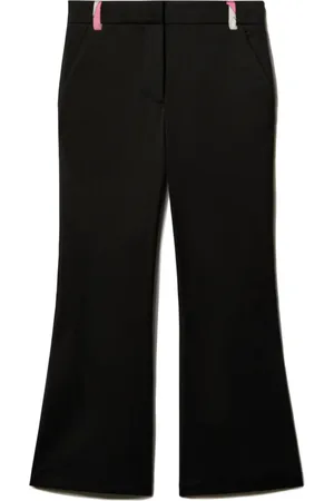 PUCCI Junior Marmo print wool trousers