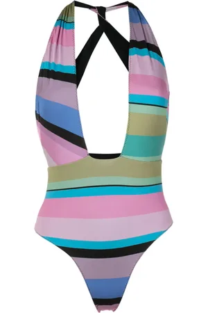 CLUBE BOSSA Welch plunging swimsuit