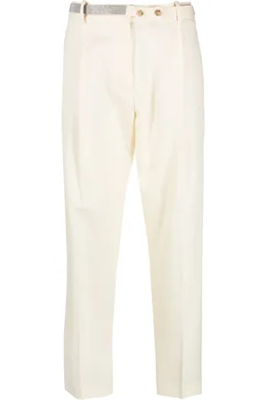 Fabiana Filippi Rhinestone-embellished high-waist trousers