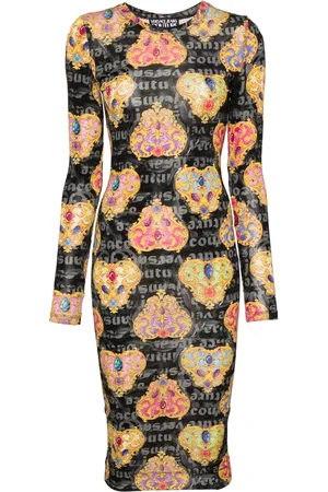 VERSACE Couture bodycon midi dress