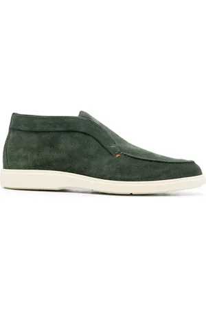 santoni Slip-on suede boots