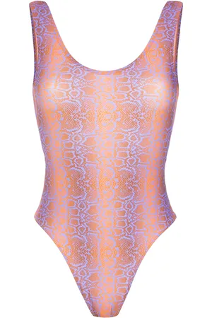 AMIR SLAMA Python print swimsuit
