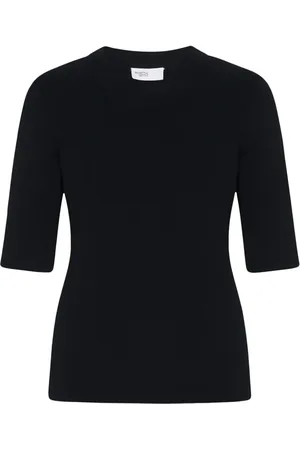 ROSETTA GETTY Ribbed shortsleeved T-shirt