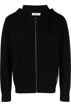 Sandro Zip-up long-sleeved hoodie
