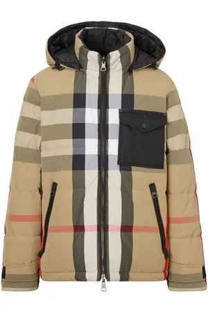 Burberry Reversible Exaggerated check padded jacket