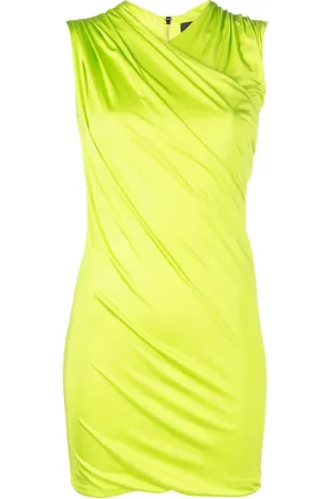 VERSACE Draped-effect minidress