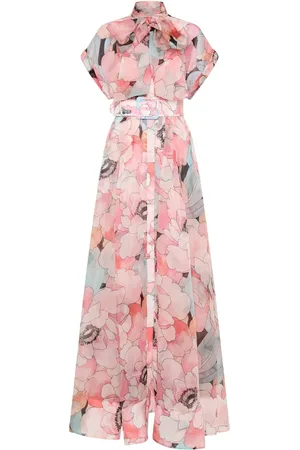 Rebecca Vallance Floral-print gown