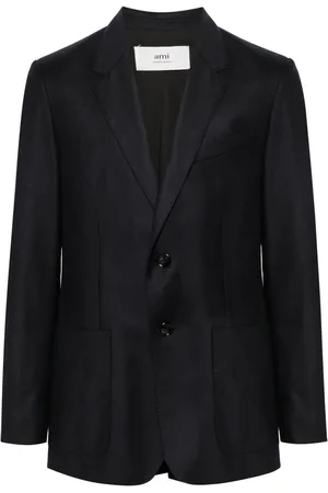Ami Single-breasted virgin wool blazer