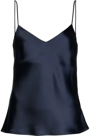 GALVAN Satin V-neck camisole
