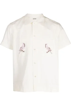 BODE Embroidered short-sleeve shirt