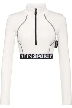 Philipp Plein Logo-underband crop top