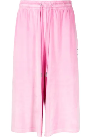 TEAM WANG design Brushed-effect drawstring bermuda shorts