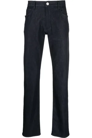 Giorgio Armani Straight-leg dark-wash jeans
