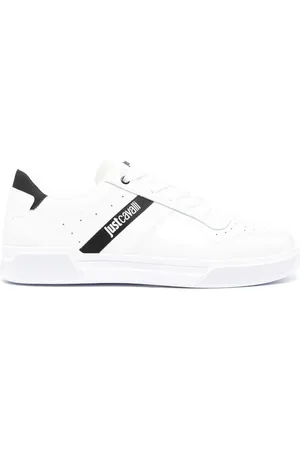 Roberto Cavalli Logo-print panelled sneakers